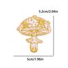 West Cowboys Iron On Patches For Clothing thermoadhesive Patches For Clothes Mushroom Embroidery Patches For Hat/Jeans DIY Badge