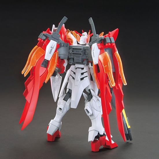 BANDAI SPIRITS HGBF Gundam Build Fighters Try Wing Gundam Zero Honoo 1/144 Scale Color-Coded Plastic
