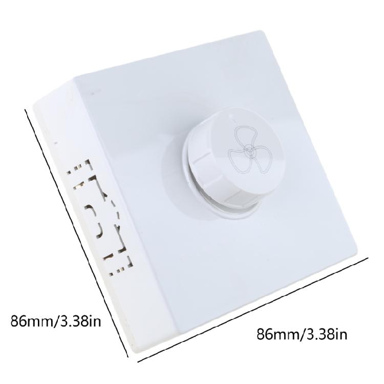 5-Level Speed Controller Switches Modern Wall Controller Panel 86 Type Adjuster