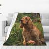 Lustige Coole Cocker Spaniel Hund Tierdecke Weiche Warme Flanell Überwurfdecke Abdeckung für Bett Wohnzimmer Picknick Reisen Zuhause Sofa