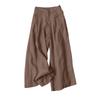 Fashion Women High-waisted Loose Summer Thin Slim Large Size Casual Straight Pants