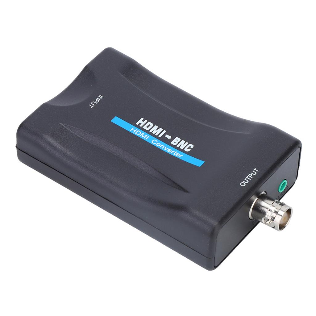 HDMI To BNC Composite Video and 3.5mm Audio Signal Converter Adapter 480i 576i Support for NTSC   PAL