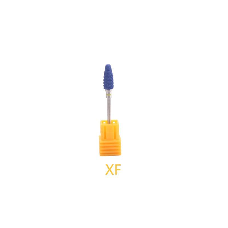 Universal Electric Nail Drill with Ceramic Blue Flame Corn Kernel Bit