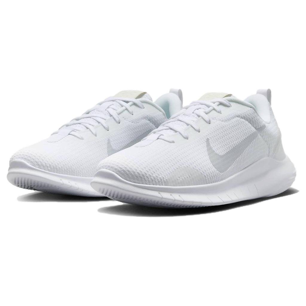 Nike Flex Experience Run 12 White Pure Platinum Womens Running Shoes DV0746-100