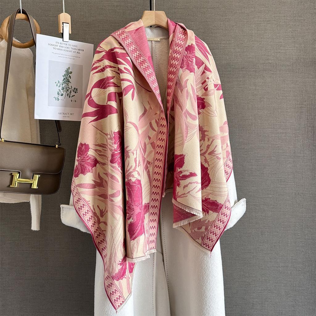 Autumn Cashmere Scarf For Women Thick Warm Winter Blanket Female Luxury Quality Shawl Wrap Bufanda Poncho Echarpe Pashmina