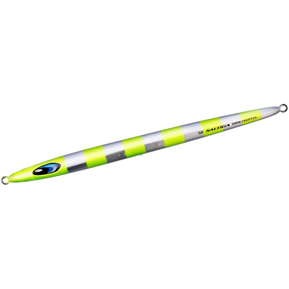 Daiwa Saltiga Swim Chopper Jig 260g ML Chartreuse Zebra Slow Jigging Tackle