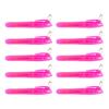 10Pcs Colorful Highlighter with Metal Round Keyring Chisel Tip Marker Pen Quick Drying for Scrapbooking Calendar Journal