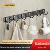 Adhesive Space Aluminum Hook for Bathroom & Kitchen - Punch-Free Coat & Clothes Hanger 