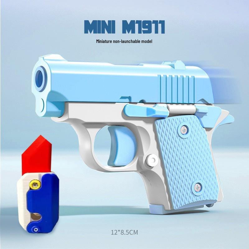 Carrot Gun 1911 Toy: Hot-Selling 3D Printed Decompression Handgun