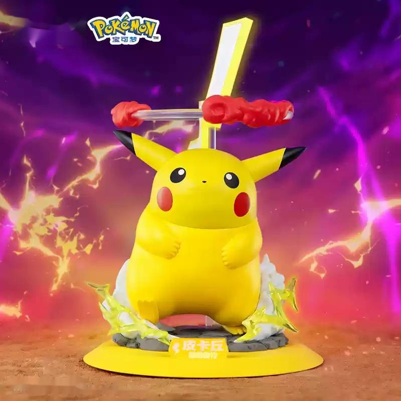 Original Pokemon Action Figures Super Giant Charizard Eevee Collect Miniatures Statues Home Ornaments Children Playthings Celebration Presents