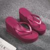 Comemore Womens Slipper Shoes Comfort Summer Women Wedge Platform Slippers Outdoor Beach Flip Flops High Heels Casual Slides