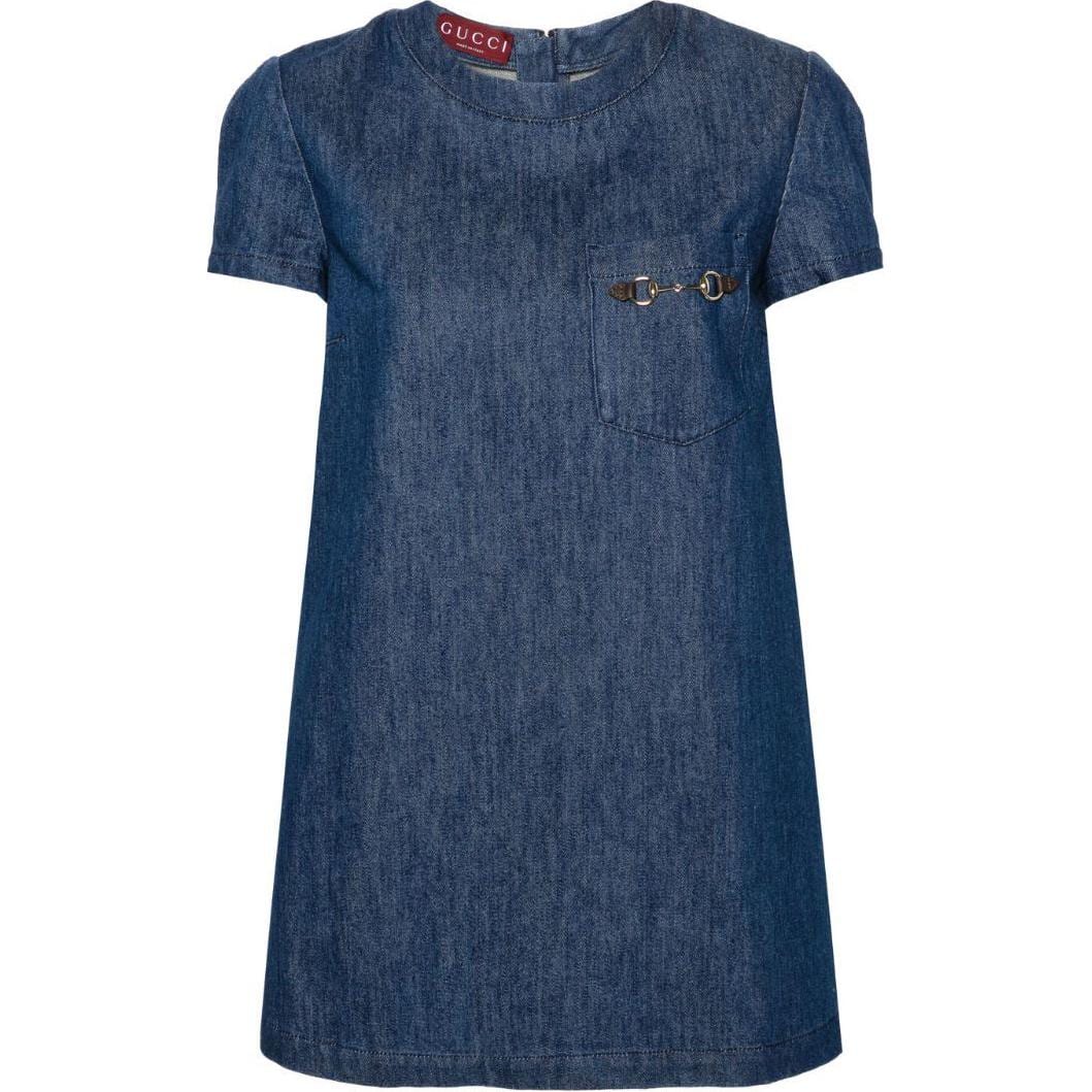 GUCCI Logo Detailed Short Sleeved Dress