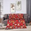 Home Alone  Merry Christmas Flannel Blanket  Super Warm Throw Blanket for Outdoor Camping Fluffy Bedspread Sofa Bed Cover