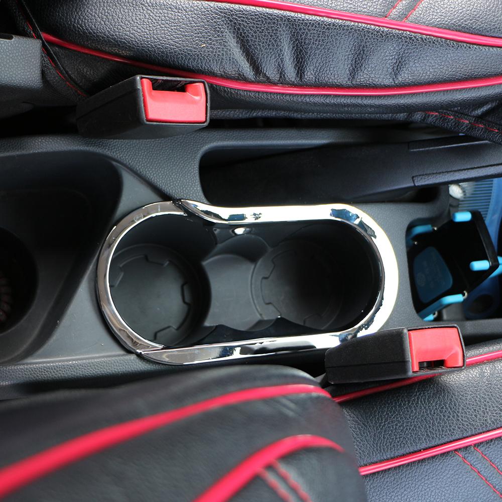 ABS Chrome Inner Trim Door Handle Sticker Steering Wheel Sequins Gear Shift for Ford Ecosport 2012 - 2016 LHD Interior Sticker