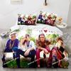 Maneskin Damiano David Bedding Set Pillowcase Rock Band Maneskin Quilt Cover Gift for Rock Band Enthusiasts