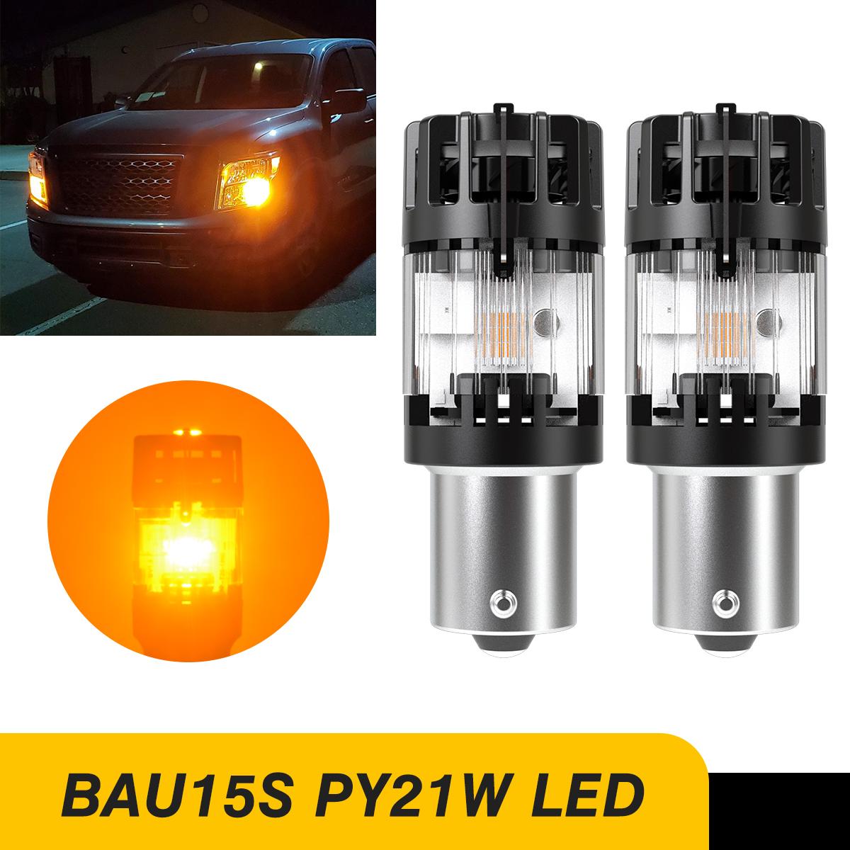 

2pcs bau15s py21w Canbus Led Car Lights Super Led Turn Signal Reverse Backup DRL For Renault Megane 4 Scenic Clio 1156 BAU15S PY21W оранжевый