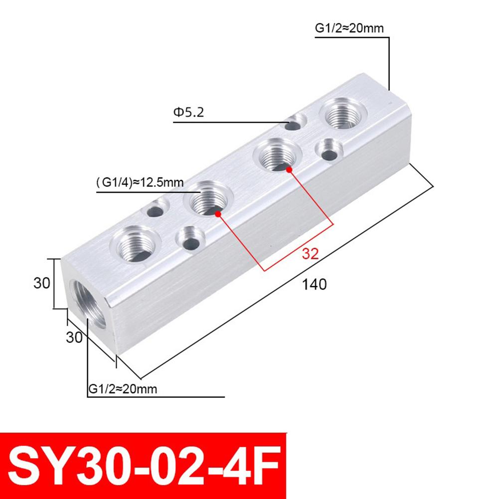 Pneumatic Air Multiple Line Exhaust Manifold Distributor 1/2 Pt Thread Port SY30 Woodworking, Pneumatic Tools Auto Repair Parts