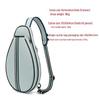 Lightweight Single Shoulder Racket Bag for Badminton, Tennis, Table Tennis, and Pickleball