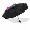1 Stück Outdoor-Schirm mit Anime-Charakter-Design - Automatisches Öffnen/Schließen, Tragbares 3-fach faltbares Design, 8-Speichen-Eisenrahmen - Perfektes Geschenk für Fans, T