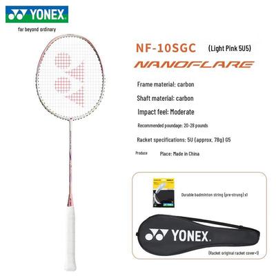 YONEX Nanoflare 10S Całkowicie węglowa Ultra-lekka rakieta do badmintona