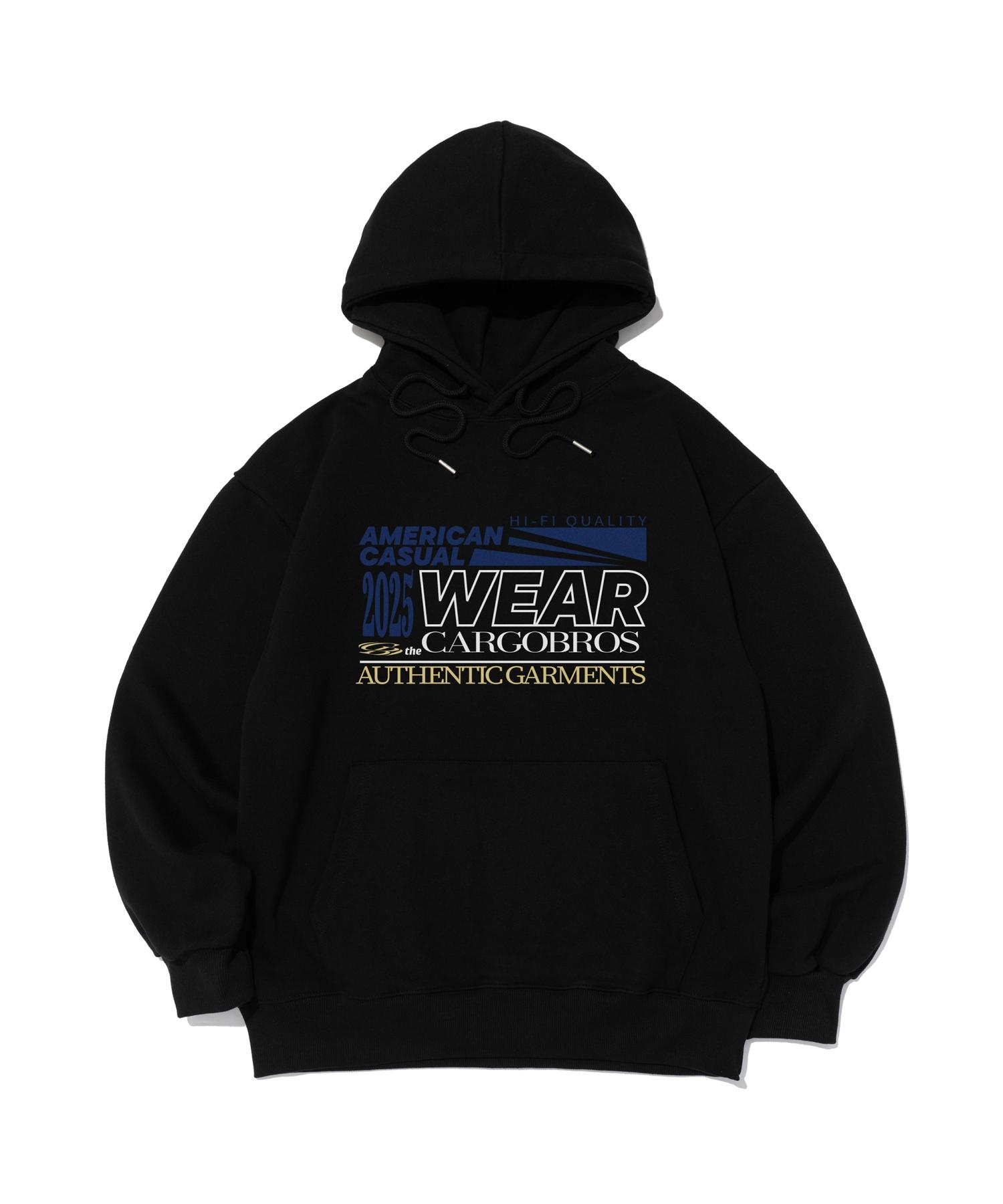 Cargo Bros Tech Garment Oversized Hoodie (Black) Xl