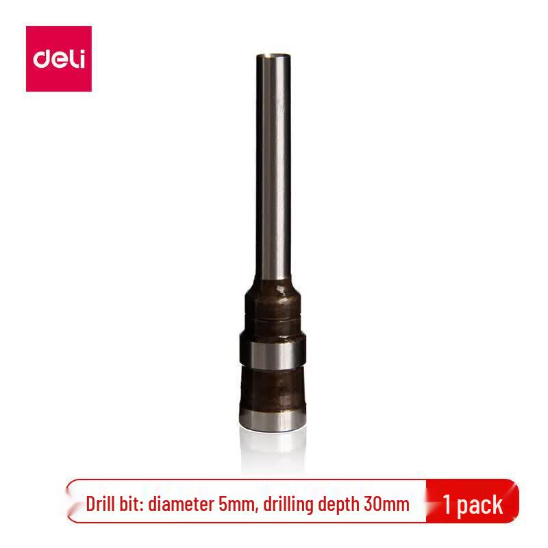 

Deli 3846 Hollow Drill Bit for Document Binding Machine CN plug (adapter included)
