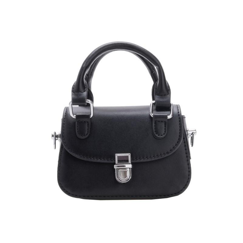 Versatile And Lightweight Children s Sling Bag Made Of Durable Polyester Lining чёрный