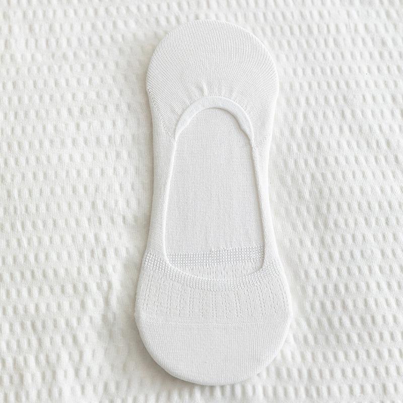Female Summer Thin Pure Cotton Mesh Boneless Shallow Mouth Invisible Non Slip Non Drop Heel Socks
