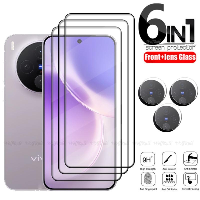 6-in-1 For Vivo X300 Glass Vivo X300 Pro Tempered Glass Protective Full Cover Glue 9H Screen Protector For Vivo X300 Lens Glass