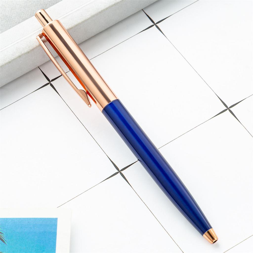 6Pieces Retractable Ballpoint Pen Office Writing Pen Signature Pen Smooth to Write Guest Sign In Pen for Hotel Reception