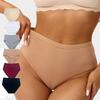 High Waist Women Cotton Panty Body Shaper Underwear Belly Slimming Butt Lifting Lingerie