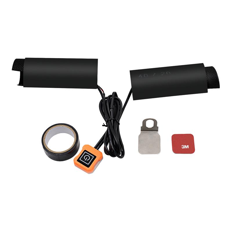 12V motocyklowe podgrzewane uchwyty podkładki ATV e-chwyt rowerowy gorąca pokrywa zestaw uchwytów elektryczny uchwyt grzewczy podgrzewacz do dłoni z inteligentnym