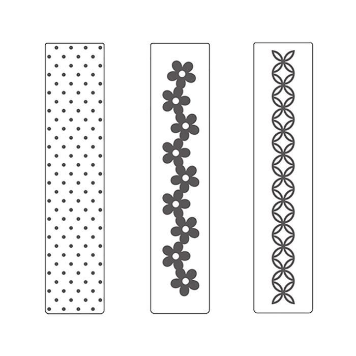 Plaque d'embossage - ARTEMIO - Anniversaire - Compatible Big Shot - Format A5 - Relief pour scrapbooking