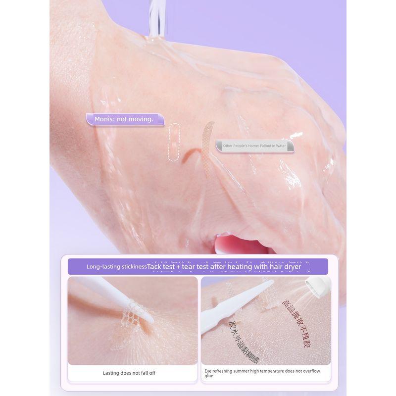 Local Super Invisible and Breathable Stick Double Eyelid Stickers When Exposed to Water