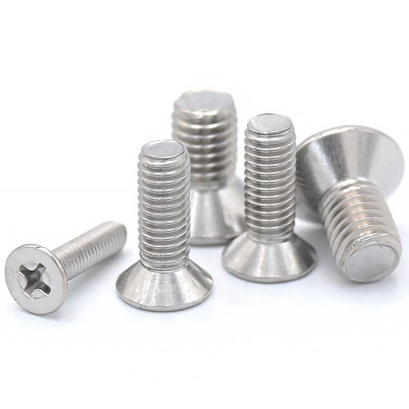 304 Stainless Steel Phillips Flat Head Countersunk Screws