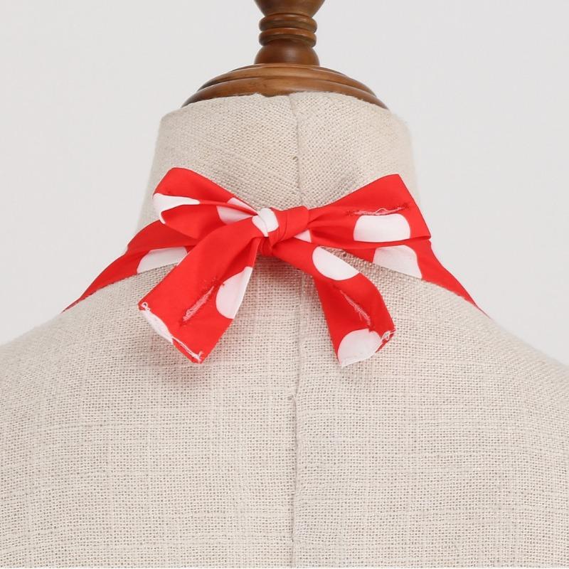 Source Ss Retro Suspender Neck Dual-purpose Polka Dot Thin Dress