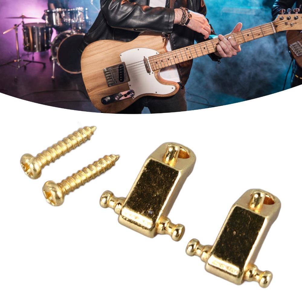 6PCS Metal Electric Guitar String Retainer String Trees For Electric Guitar  Guitar Part Upgrade золотой