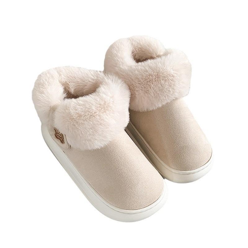 Mao Mao cotton shoes women wear platform bread shoes women's autumn and winter new warm plush thickened snow boots