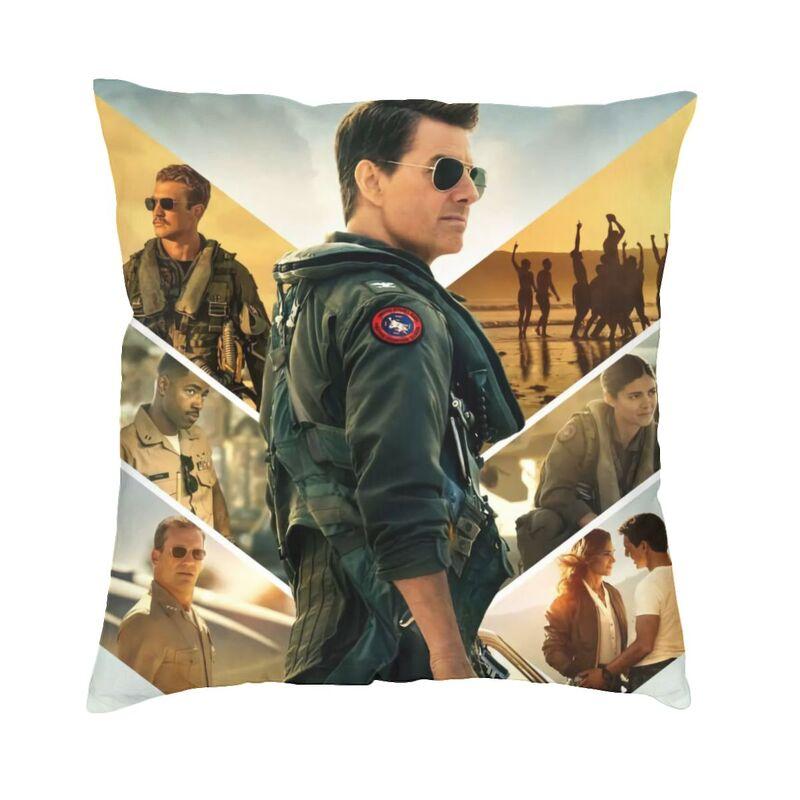 Fashion Top Gun Maverick Fighter Weapons School Cushion Cover 40x40