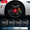 For Audi  A84Pcs 60mm 61mm 69mm LED Wheel Center Hub Cap Light Floating Illuminated Cover for Audi A3 A4 A5 A6 Q3 Q5 Q7 etc