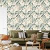 Flamingos with palm leaves wallpaper for living room and bedroom 50x1000