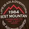 Tee shirt coton basique imprimé textuel Homme BEST MOUNTAIN