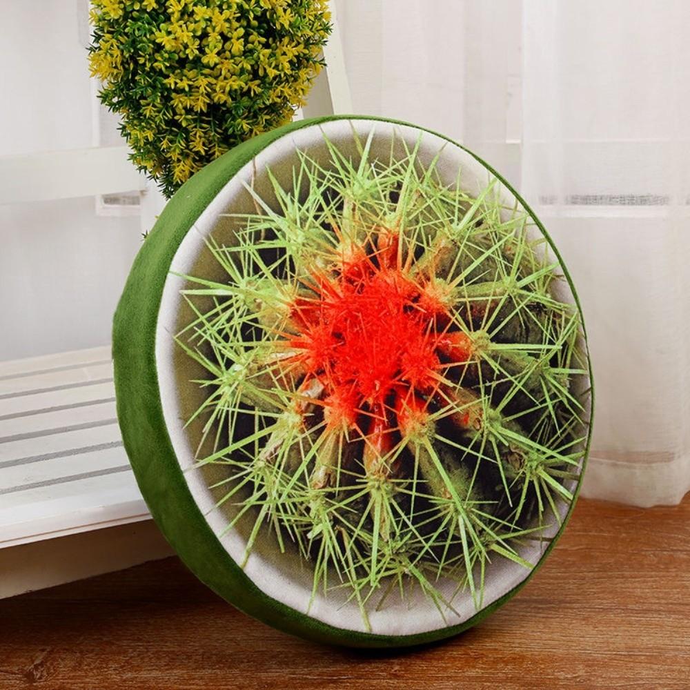 

Розслаблююча 33см 3D Фруктова Подушка на Стілець Смішна Фруктова Подушка для Сідниць Розслаблююча Кругла Подушка Подушки-Пледи Стілець