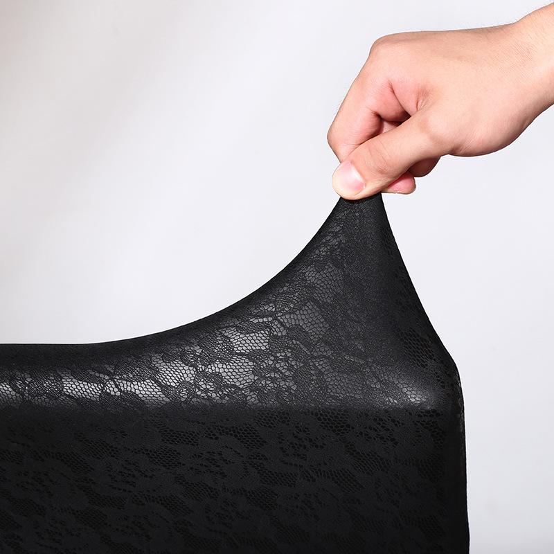 1/2/4/6 ks Vodotěsný PU potah na jídelní židli Jednobarevné ochranné potahy na natahovací židle pro ochablý obývací pokoj