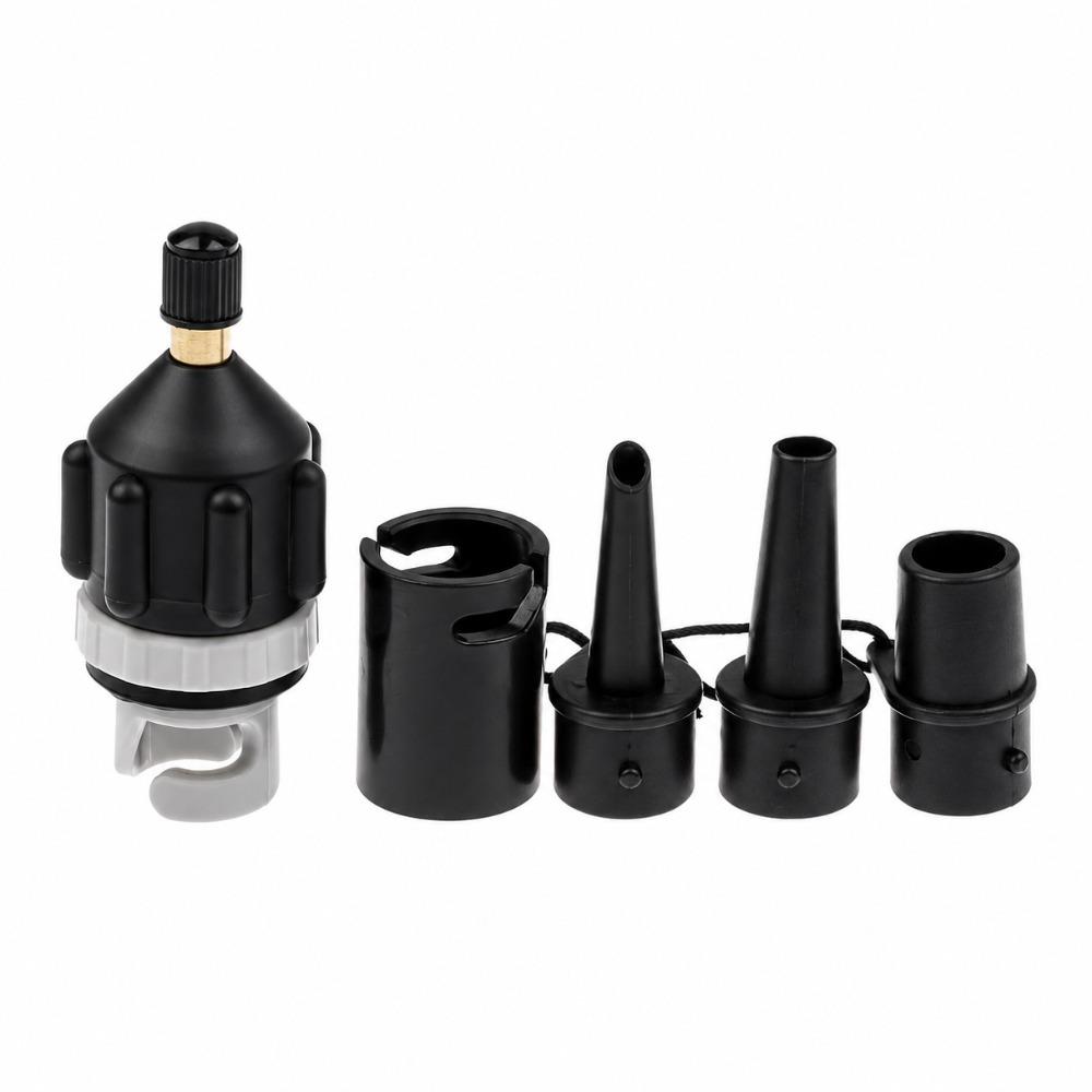 1Set Strong Sealing Air Valve Adaptor PVC ABS Pump Valve Adapter  for Inflatable Pool Air Bed