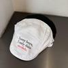 Buchstaben Forward Cap Für Damen Sommer Y2k Retro Sonnenhut Mit Atmungsaktivem Baumwollstoff
