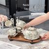 Prosperous Flower Automatic Teapot Gift Set
