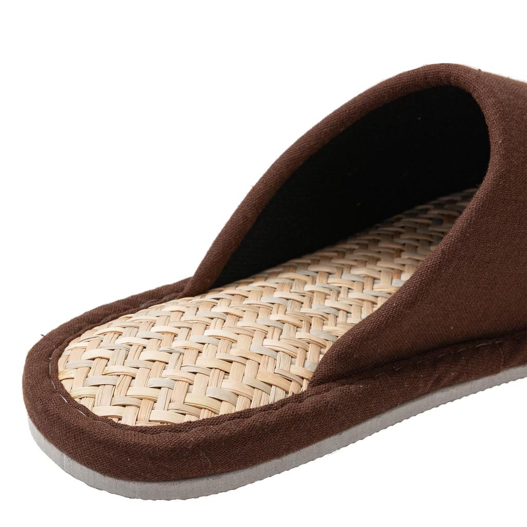 Malai Gress Tøfler med Naturlig Malai Tilgjengelig i 3 Størrelser og 4 Tøfler med Åpen Sommer Innendørs Unisex [zenHome] [Laget Gress, Farger] Kule,