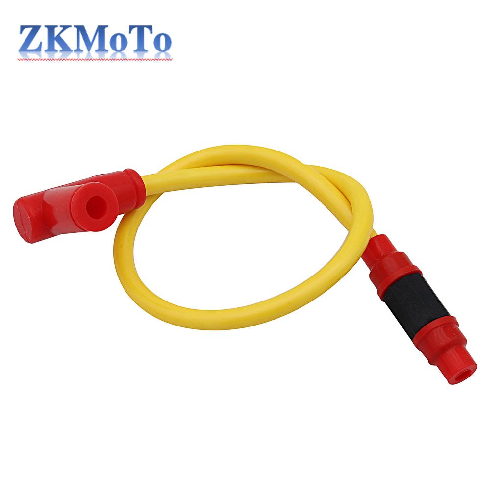 Motorcycle 8.8mm High Quality Silicone Rubber Lgnition Coil Spark Plug Iridium Power Cable For KTM Kawasaki Suzuki Honda Yamaha