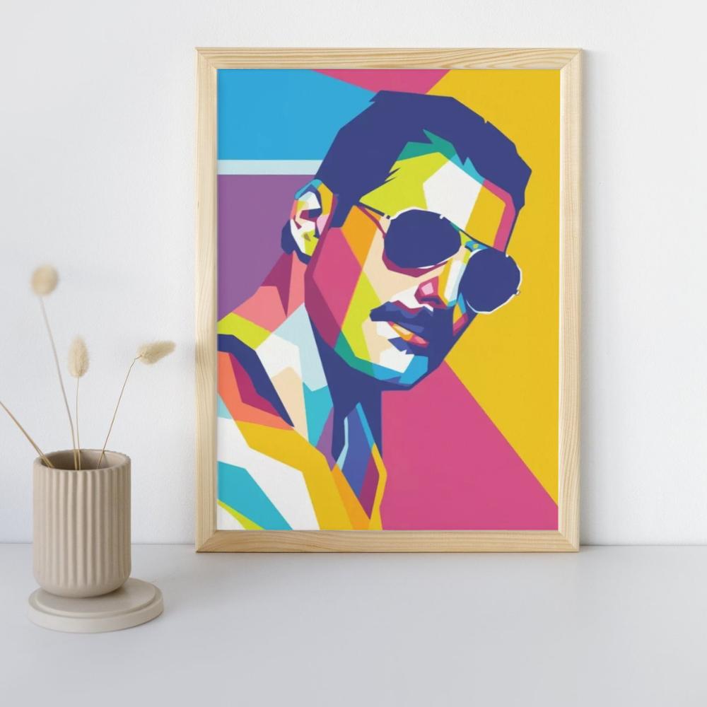 Malowanie Po Numerach Obrazy Do Malowania - Portret Freddiego 40X50 Cm